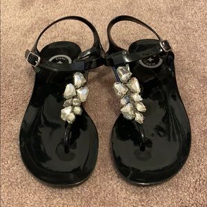 BCBG jelly sandals